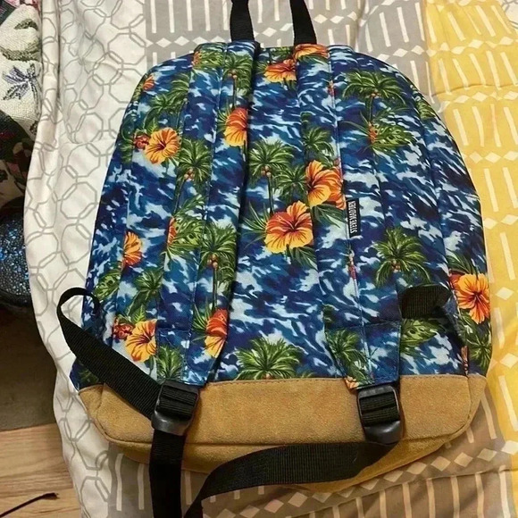 Steve Madden Tropical Print Backpack - Picture 11 of 16